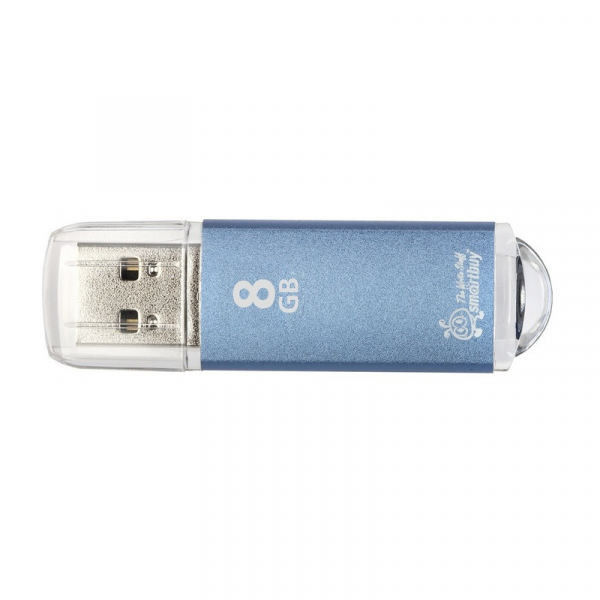 Флэш-память Smartbuy V-Cut Series USB 2.0 8Gb Blue - интернет-магазин Сотомикс в Шексне