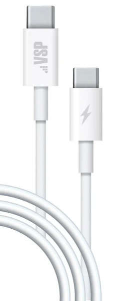 Дата Кабель BoraSCO Type-C - Type-C Power Delivery 65W 2m White (52386) - интернет-магазин Сотомикс в Шексне