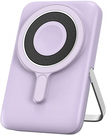 АКБ внешний Wiwu Elite MagSafe 15W Wieless Charging 10000mAh Purple - интернет-магазин Сотомикс в Шексне