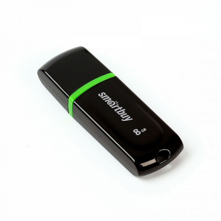 Флэш-память Smartbuy Paean Series USB 2.0 8Gb Black - интернет-магазин Сотомикс в Шексне
