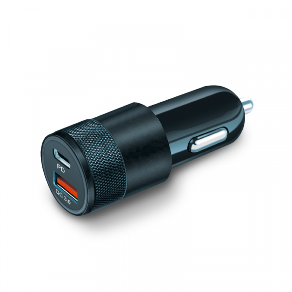 АЗУ-адаптер BoraSCO PD+QC3.0 38W черное (50760) - интернет-магазин Сотомикс в Шексне