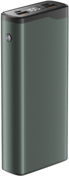 АКБ Olmio внешний QL-20 20000mAh 22,5W QuickCharge 3.0/PD LCD Grey (043987) (с/н) - интернет-магазин Сотомикс в Шексне