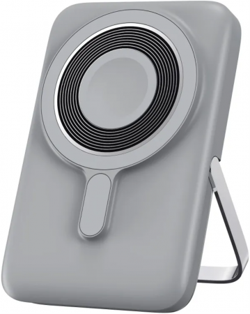 АКБ внешний Wiwu Elite MagSafe 15W Wieless Charging 10000mAh Gray - интернет-магазин Сотомикс в Шексне