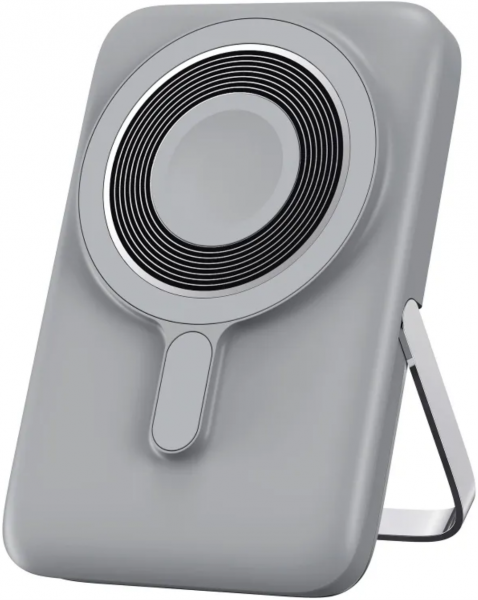 АКБ внешний Wiwu Elite MagSafe 15W Wieless Charging 10000mAh Gray - интернет-магазин Сотомикс в Шексне