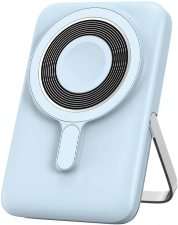 АКБ внешний Wiwu Elite MagSafe 15W Wieless Charging 10000mAh Blue - интернет-магазин Сотомикс в Шексне