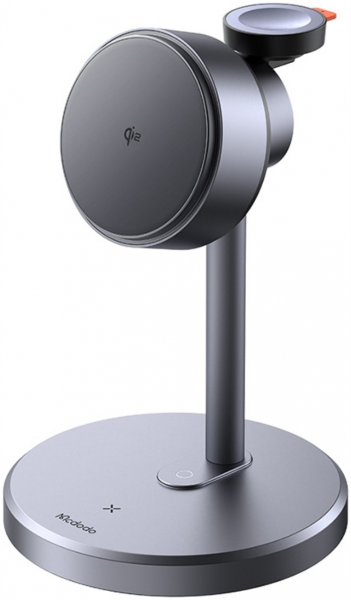 Беспроводное ЗУ MCDODO CH-2462 Wireless Charger Station MagQ Qi2 3in1 Black - интернет-магазин Сотомикс в Шексне